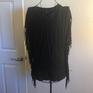 Roffe  accessories fringe tunic